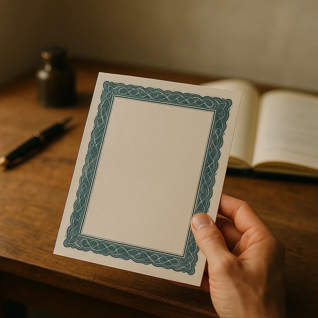 Certificación escritura